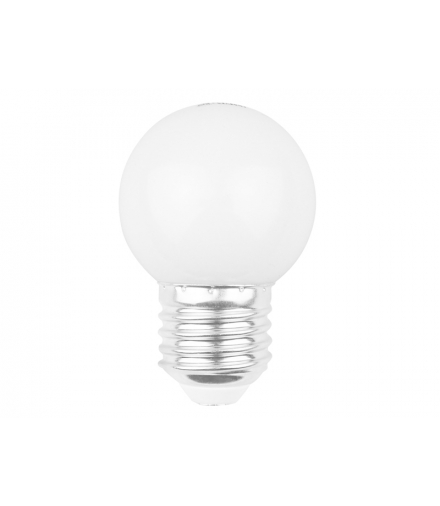 Girlanda świetlna ogrodowa, Zestaw żarówek LED E27/G45/2 W, biała, 5szt. LXLO2