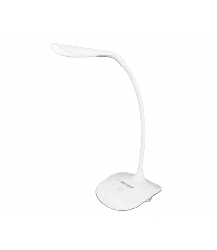 Lampka LED biurkowa, Acrux ELD103W, biała. ELD103W
