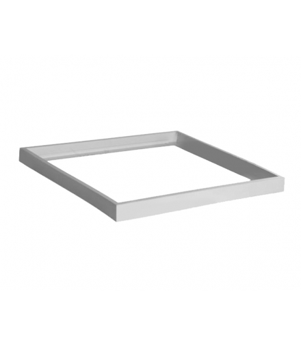 Ramka do panelu 60 x 60, zatrzask, plastik (ABS), biała. LXEC79073