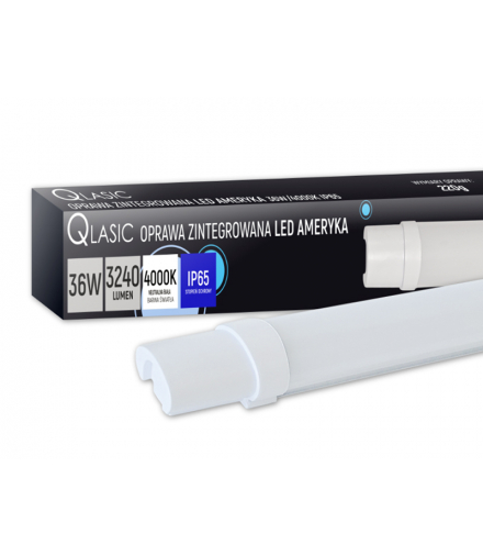Oprawa LED QLASIC 36W/NEUTRALNY 3240LM 120CM, AMERYKA, DIOLED, LA7376