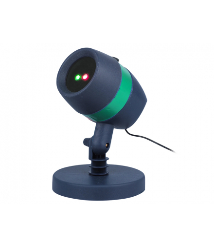 Projektor laserowy 3D światło czerwono-zielone, zewnętrzny, IP44. LXAS259