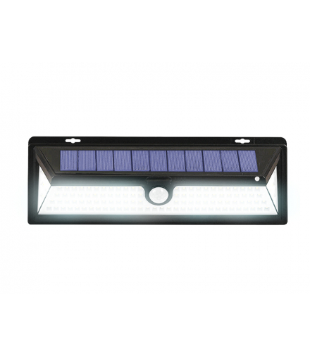 Lampa ścienna solarna , ABS+PC, 5.5W 0.55W, 118 LED, czujnik ruchu, wodoodporny LTC LL153