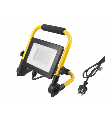 Lampa robocza 50W LED ze stojakiem, przenośny naświetlacz, przewód 1.5m 4000K EC79237