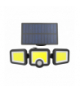 Lampa solarna 3x COB regulowana,panel słoneczny z kablem 4m,pilot LXLL1185
