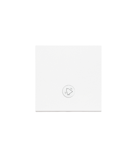 Klawisz pojedynczy z oczkiem z piktogramem dzwonek do SP1M Biały mat Simon55 TKWD1L/111