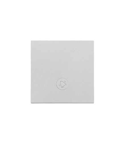 Klawisz pojedynczy z oczkiem z piktogramem dzwonek do SP1M Aluminium mat Simon55 TKWD1L/143