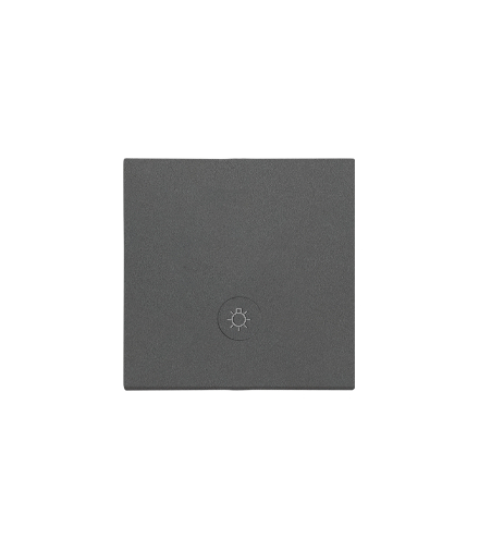 Klawisz pojedynczy z oczkiem z piktogramem światło do SP1M Grafitowy mat Simon55 TKWS1L/116