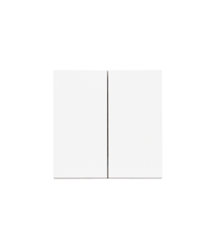 Klawisz podwójny do SZP2M, SZW2M Biały mat Simon55 TKZW2/X/111