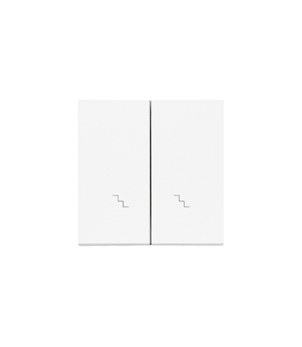 Klawisz podwójny z piktogramami schody do SW62WM Biały mat Simon55 TKW6/2/111