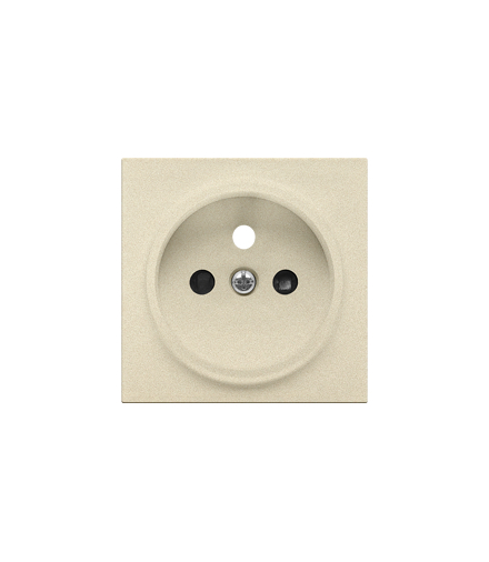 Pokrywa gniazda wtyczkowego pojedynczego do SGZ1CM, SGZ1M Szampański mat Simon55 TGZ1ZP/144