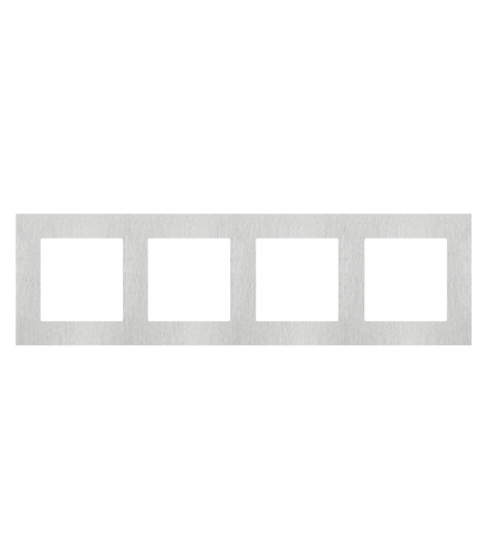Ramka 4-krotna Nature Inox klasyczny Simon55 TRN4/188