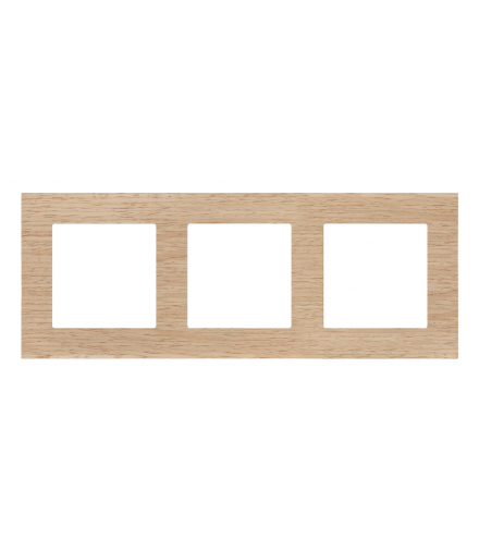Ramka 3-krotna Nature Dąb jasny Simon55 TRN3/185