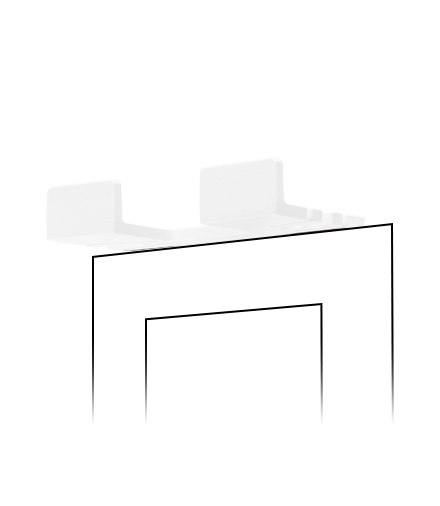 Podstawka na telefon - pasuje do ramek Line Biały mat Simon55 TRLP/111