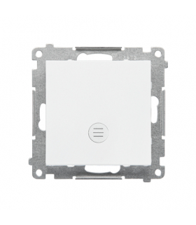 Łącznik jednobiegunowy z sygnalizacją załączenia LED moduł 10 AX, 250 V, szybkozłącza Biały mat Simon55 TW1ZL.01/111