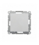 Łącznik schodowy bez piktogramu moduł 10 AX, 250 V, szybkozłącza Aluminium mat Simon55 TW6.01/X/143