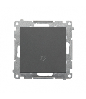 Przycisk "dzwonek" moduł 10 AX, 250 V, szybkozłącza Grafitowy mat Simon55 TD1.01/116