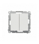 Przycisk poczwórny moduł 10 AXm, 250 V, szybkozłącza Jasnoszary mat Simon55 TP4.01/114