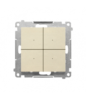 Łącznik przycisk 4-krotny elektroniczny moduł Szampański mat Simon55 TEW4.01/144