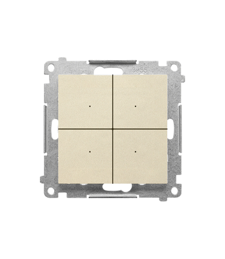 Łącznik przycisk 4-krotny elektroniczny moduł Szampański mat Simon55 TEW4.01/144
