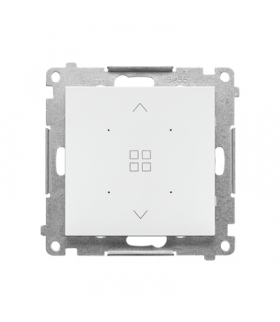 Grupowy sterownik roletowy do kontroli sterowników lokalnych TEZ1L.01.. moduł Biały mat Simon55 TEZ1G.01/111