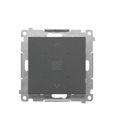 Grupowy sterownik roletowy do kontroli sterowników lokalnych TEZ1L.01.. moduł Grafitowy mat Simon55 TEZ1G.01/116