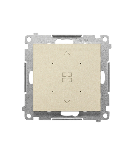 Grupowy sterownik roletowy do kontroli sterowników lokalnych TEZ1L.01.. moduł Szampański mat Simon55 TEZ1G.01/144