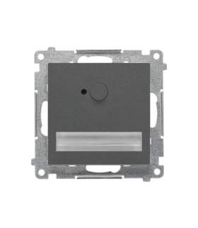 Oprawa oświetleniowa LED 14 V z czujnikiem ruchu 0,64 W. Barwa ciepła biała 3100 K Grafitowy mat Simon55 TOSC3K14.01/116