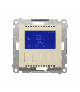 Termostat programowalny z wyświetlaczem moduł Szampański mat Simon55 TETD1A.01/144