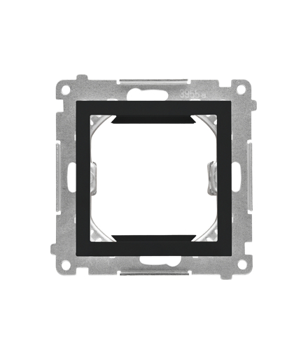 Adapter przejściówka na osprzęt standardu 45 × 45 mm Czarny mat Simon55 TA45.01/149