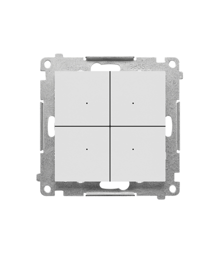 CONTROL B - Nadajnik bateryjny Wi-Fi, moduł Jasnoszary mat Simon55 TENB1W.01/114