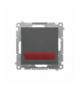 Sygnalizator świetlny LED – światło czerwone moduł 230 V Grafitowy mat Simon55 TESS2.01/116