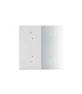 Klawisz połówkowy lewostronny z piktogramem "+-" do produktów elektronicznych Jasnoszary mat Simon 55 Simon55 TKE24/114