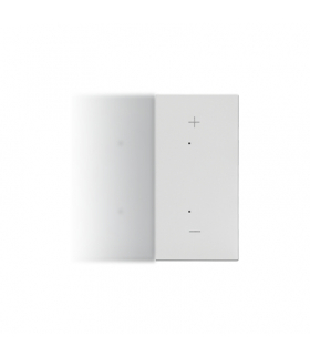 Klawisz połówkowy prawostronny z piktogramem "+-" do produktów elektronicznych Jasnoszary mat Simon 55 Simon55 TKE25/114