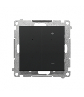DIMMER RGB – Ściemniacz do pasków RGBW, sterowany smartfonem moduł Czarny mat Simon55 TESRGB1W.01/149