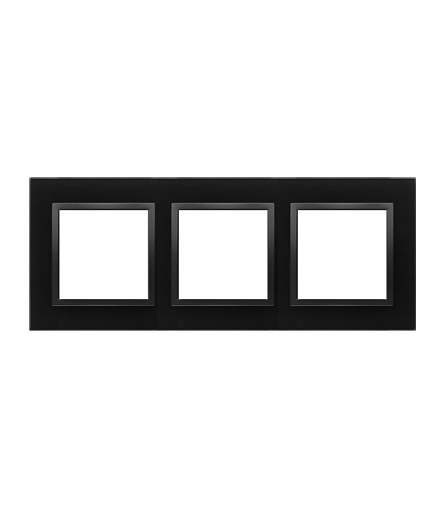 Ramka 3- krotna szklana wulkaniczna lawa DRN3/75