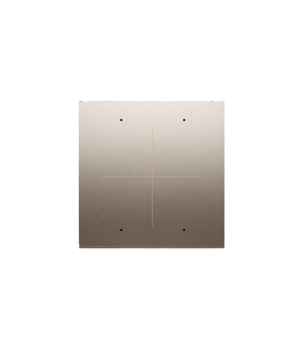 Klawisz z piktogramem "krzyż" do łączników i sterowników elektronicznych złoty mat, metalizowany Simon54 DKE04/44