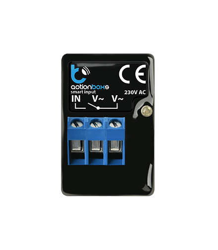 Wyzwalacz akcji 230 V [Wi-Fi]. Możliwość podłączenia zewnetrznych urządzeń lub wysterowania innych sterowników. ACTIONBOXS