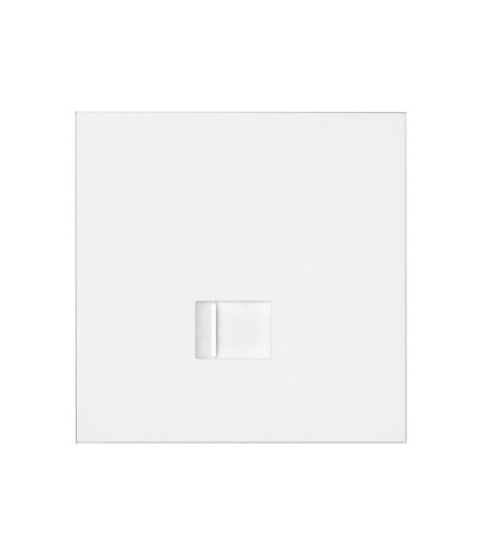 Panel 1-krotny: 1 gniazdo RJ45 biały mat Simon100 10020106-230