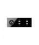 Panel 3-krotny: 1 gniazdo + 1 HDMI + 1 USB + 1 HDMI + 1 USB czarny Simon100 10020318-138