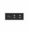 Panel 3-krotny: 1 gniazdo + 1 HDMI + 1 USB + 1 HDMI + 1 USB czarny mat Simon100 10020318-238
