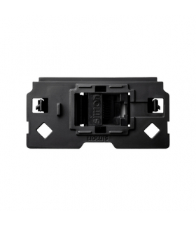 Adapter na 1 złącza RJ45, kompatybilny z formatem Keystone i Systimax (mechanizm 1/2, bez ramki montażowej) Simon100 10000001-039