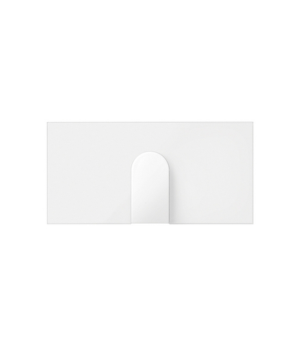 Pokrywa przyłącza kablowego (mechanizm 1/2) biały mat Simon100 10000051-230