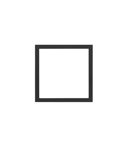 Ramka matrix 1-krotna czarny mat Simon100 10000610-238