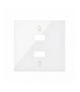 Pokrywa do gniazda USB podwójnego biały Simon100 10001090-130