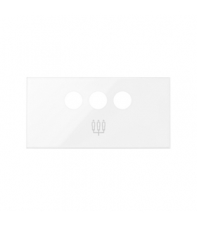 Pokrywa do gniazda 3RCA (mechanizm 1/2) biały Simon100 10001093-130