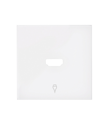 Pokrywa gniazdo HDMI pojedynczego biały mat Simon100 10001094-230