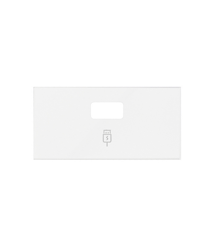 Pokrywa ładowarki USB, ref.10000380-039 biały mat Simon100 10001097-230