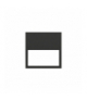 Ramka minimal 1-krotna czarny mat Simon100 10001610-238