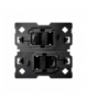 Gniazdo komputerowe 2x RJ45 kategoria 6 (mechanizm, bez ramki montażowej) Simon100 10002544-039