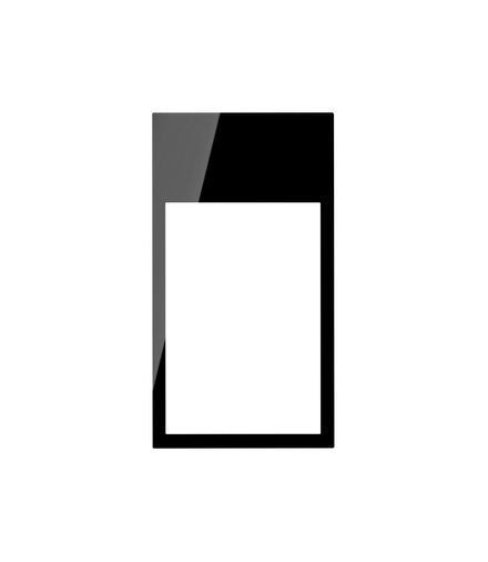 Ramka minimal pionowa 2-krotna, 3 moduły czarny Simon100 10002621-138